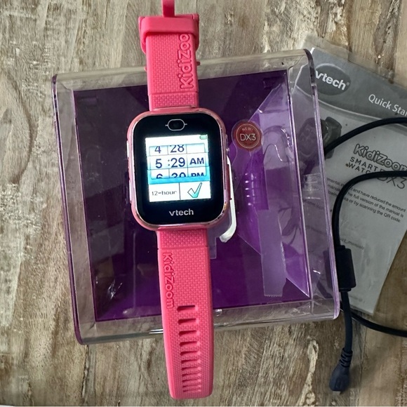 Vtech Kidizoom Smart Watch DX3 Pink Excellent Used Condition - Picture 4 of 8
